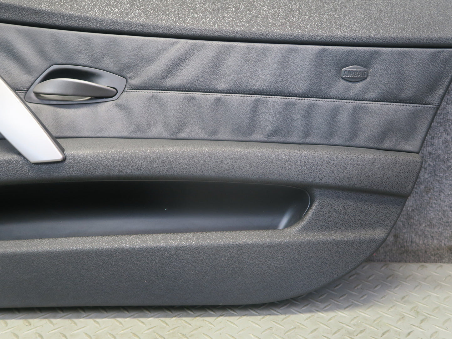 03-05 BMW E85 Z4 Set of 2 Left & Right Door Interior Trim Panel Black 66K OEM