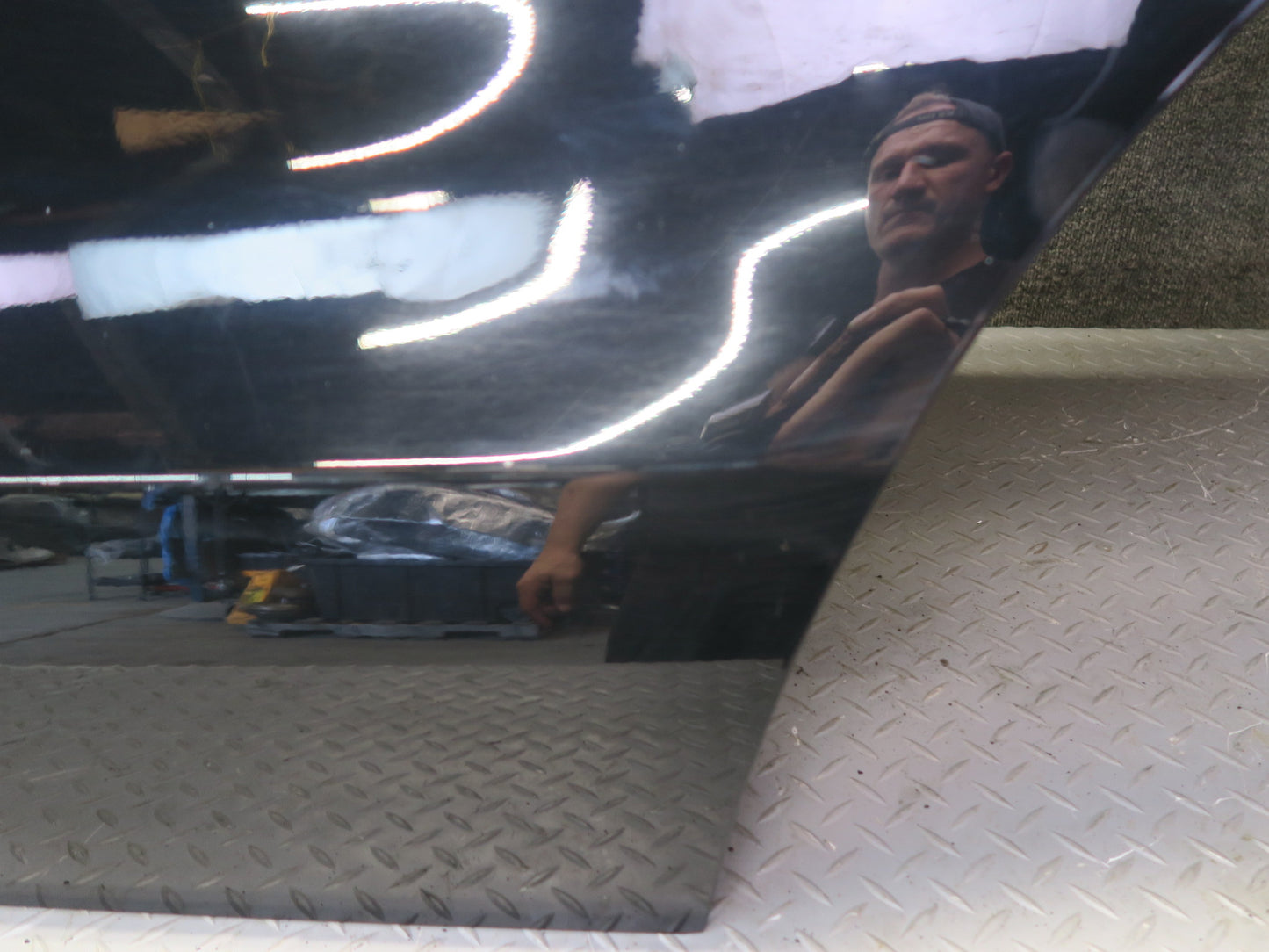 12-15 Mercedes W166 Ml-class Rear Left Door Shell Panel w Glass Window OEM
