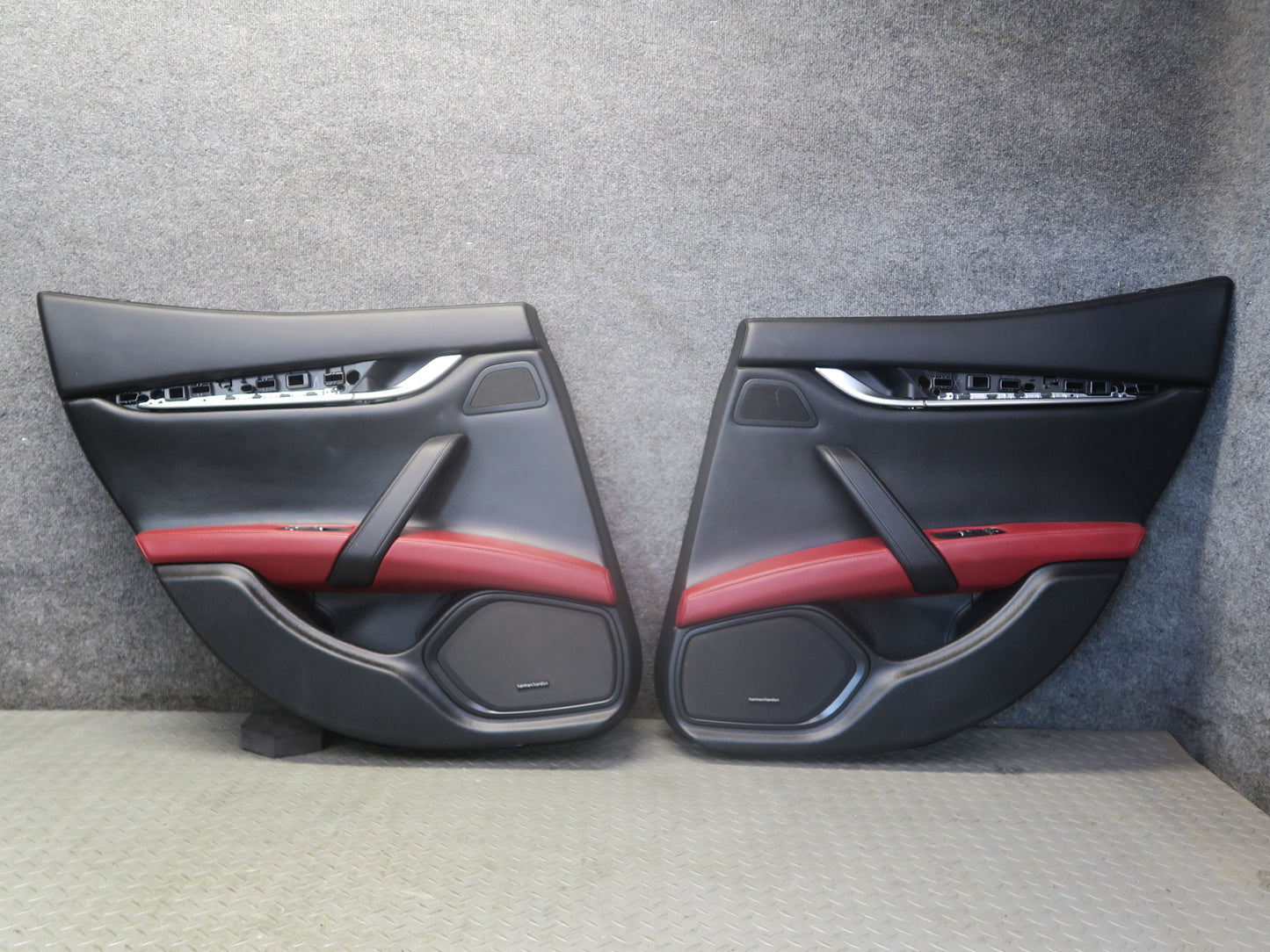 2014-2017 Maserati Ghibli M157 Rear Left & Right Door Interior Trim Panel Set