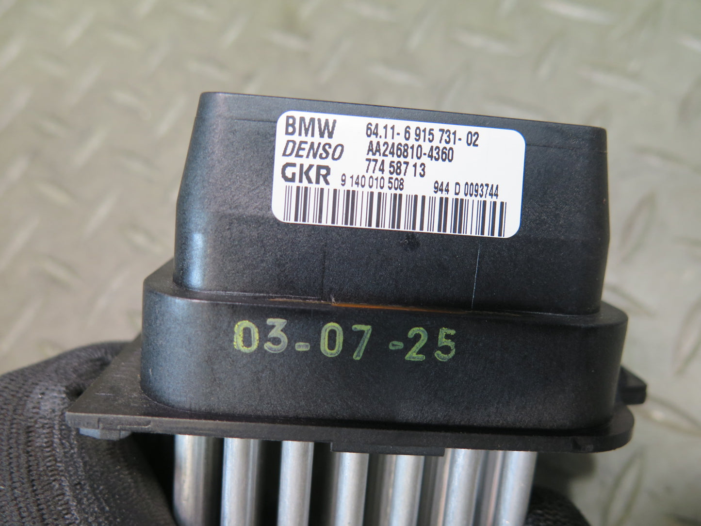 03-08 BMW E86 E85 Z4 A/C Heater Blower Motor Fan w Resistor OEM