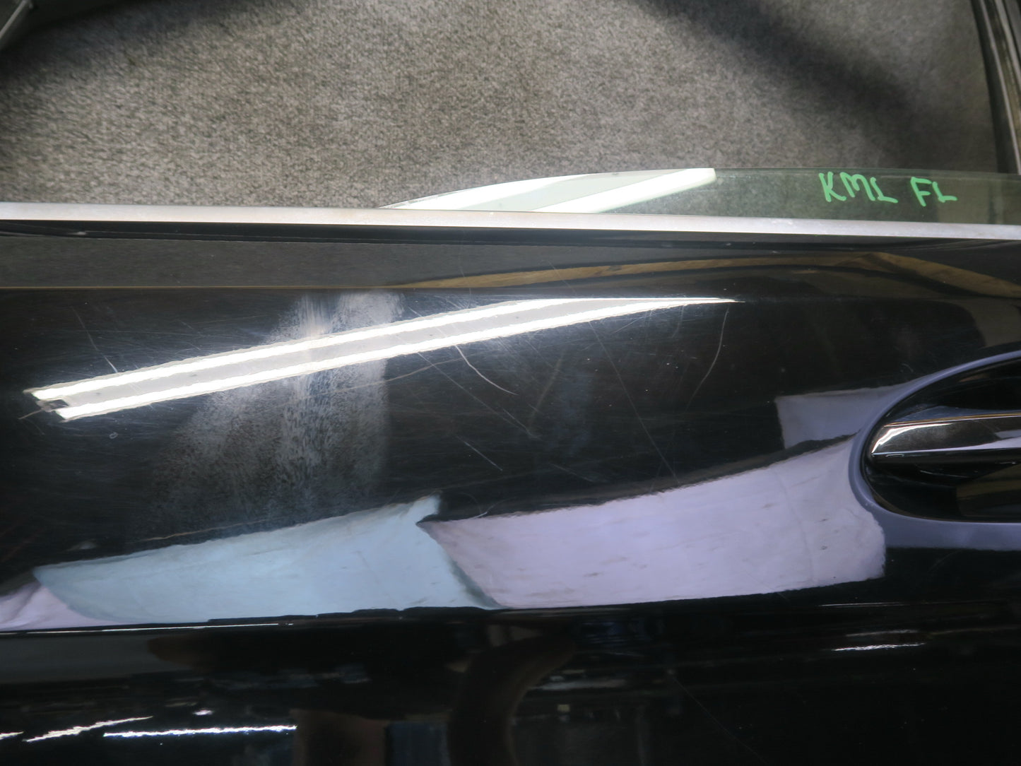 12-19 Mercedes W166 Ml-class Front Left Door Shell Panel w Glass Window OEM