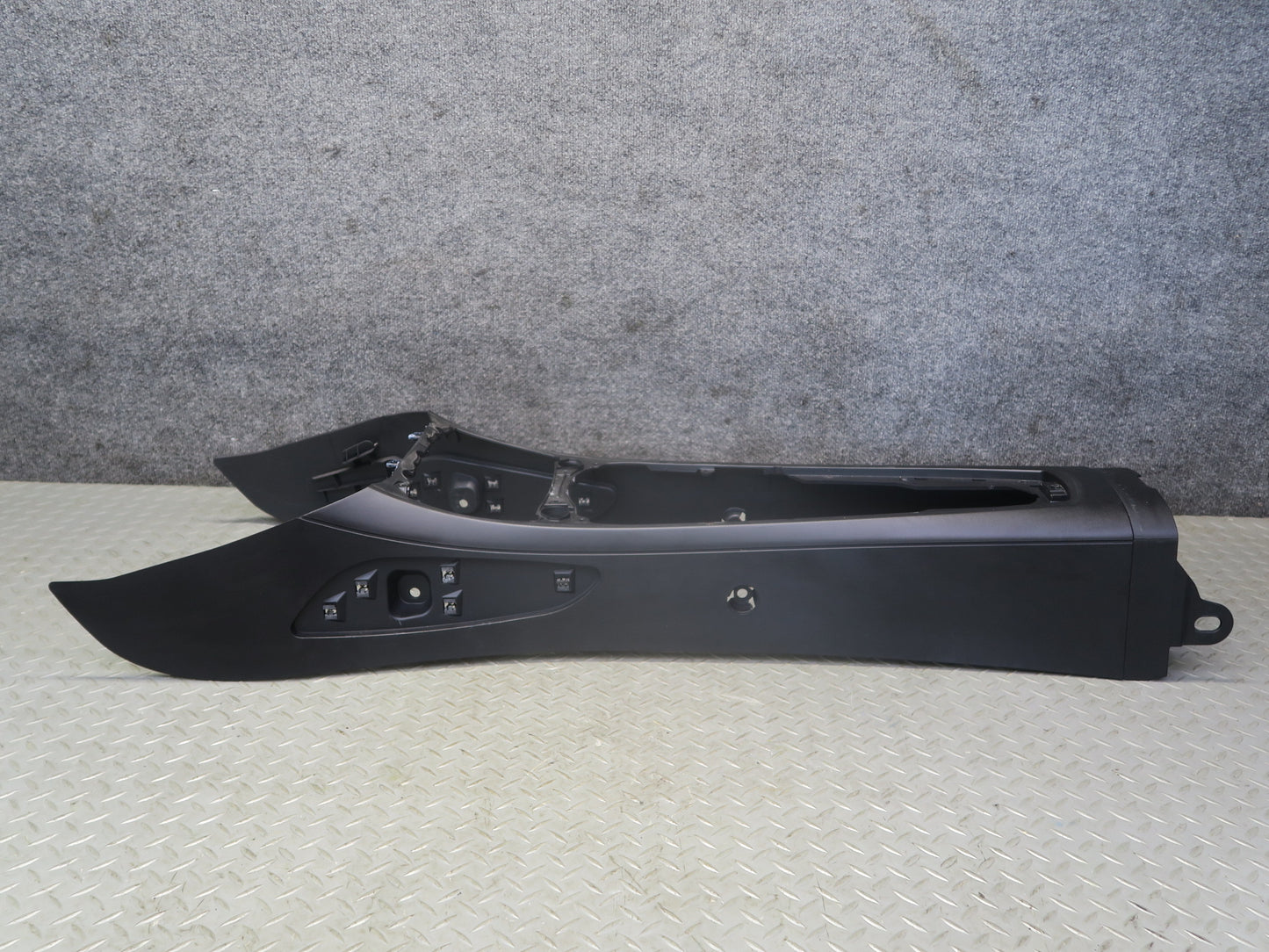 03-08 BMW E86 E85 Z4 Front Center Console Trim Cover Panel Black OEM