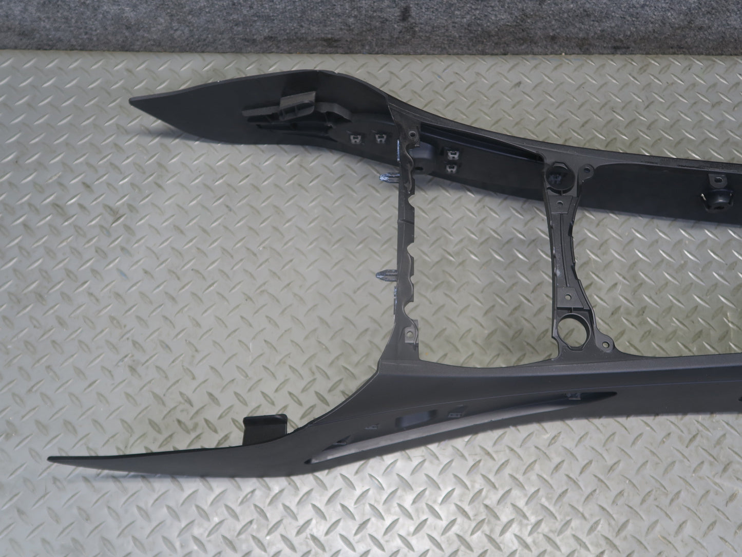 03-08 BMW E86 E85 Z4 Front Center Console Trim Cover Panel Black OEM
