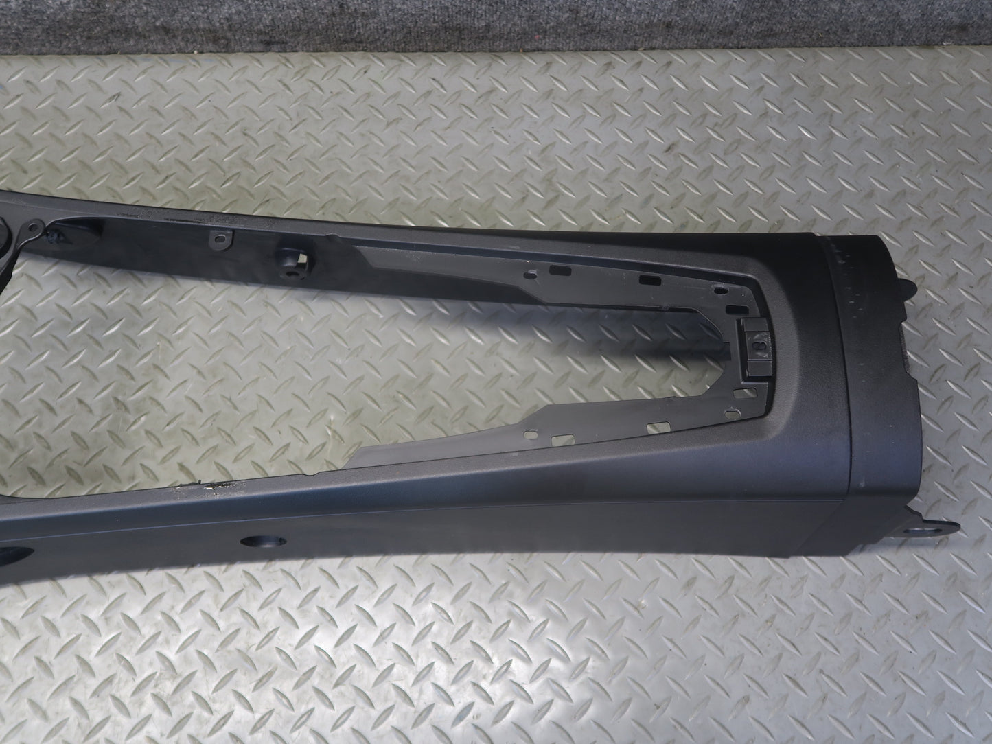 03-08 BMW E86 E85 Z4 Front Center Console Trim Cover Panel Black OEM
