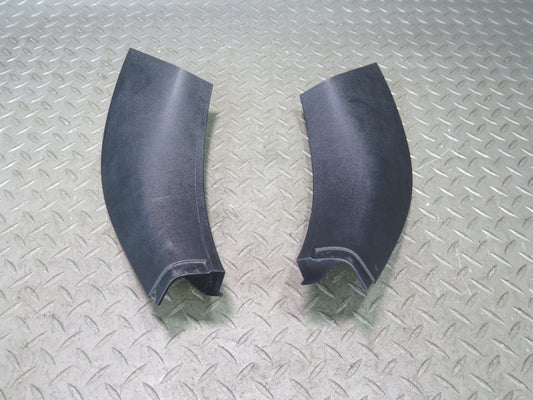 03-08 BMW E85 Z4 Set of 2 Interior B Pillar Lower Door Sill Trim Panel Black OEM