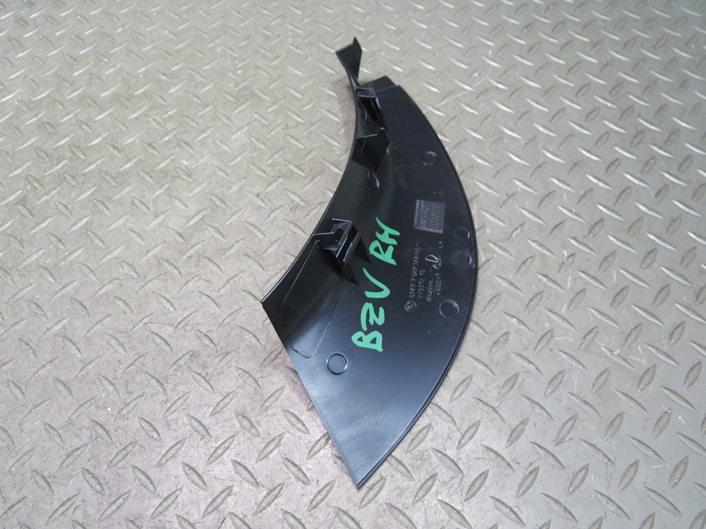 03-08 BMW E85 Z4 Set of 2 Interior B Pillar Lower Door Sill Trim Panel Black OEM