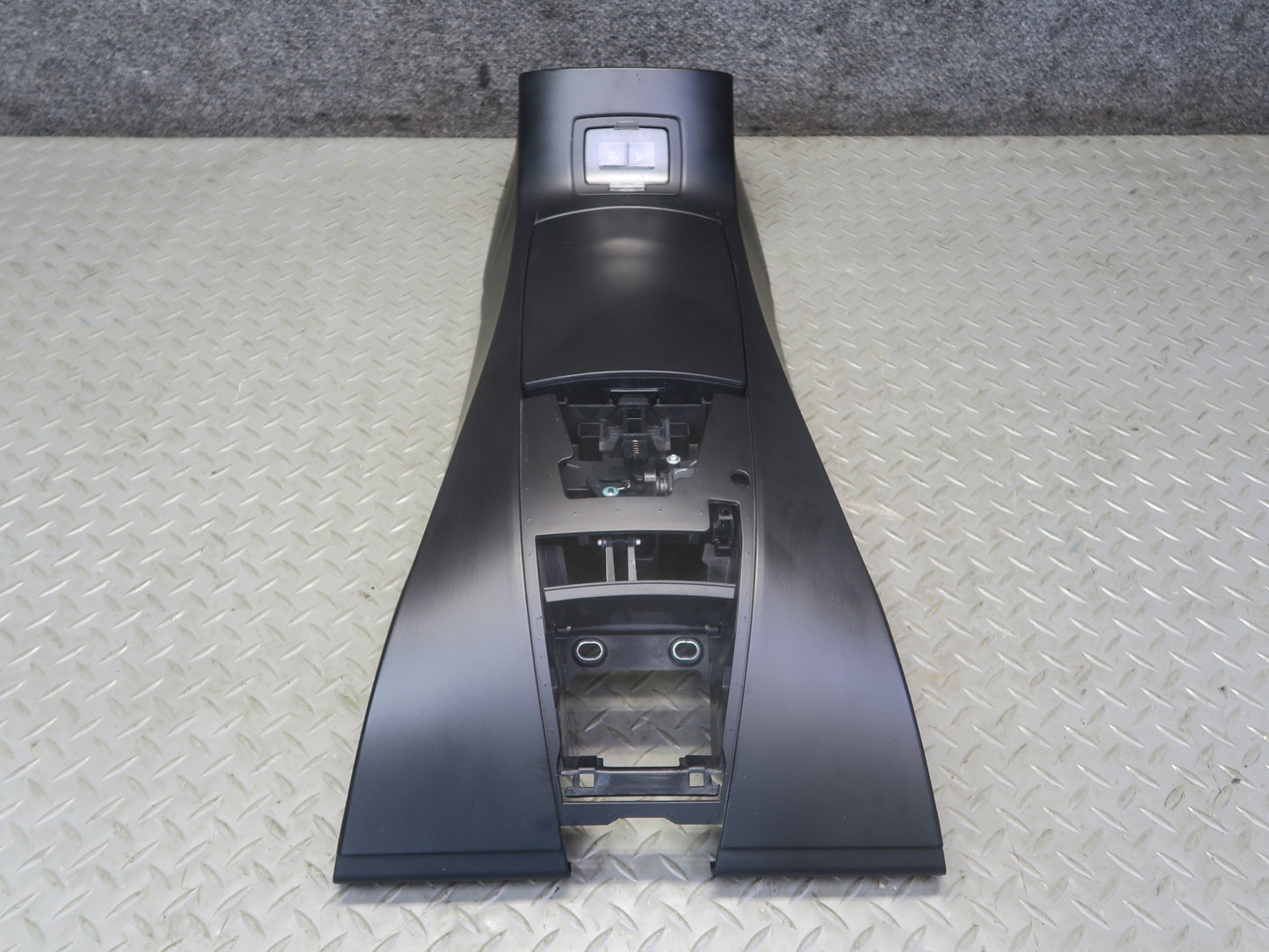 03-06 BMW E85 Z4 Rear Upper Center Console Cubby Black w Switch OEM