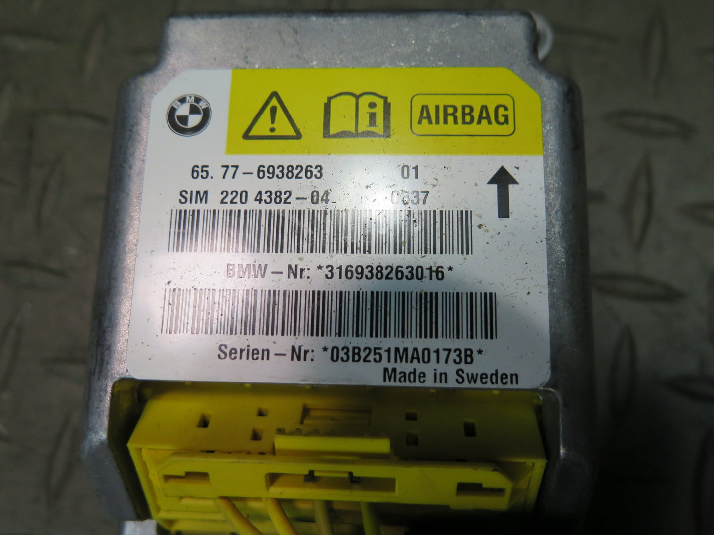 03-05 BMW Z4 E85 MAIN SRS AIR BAG CONTROL MODULE OEM