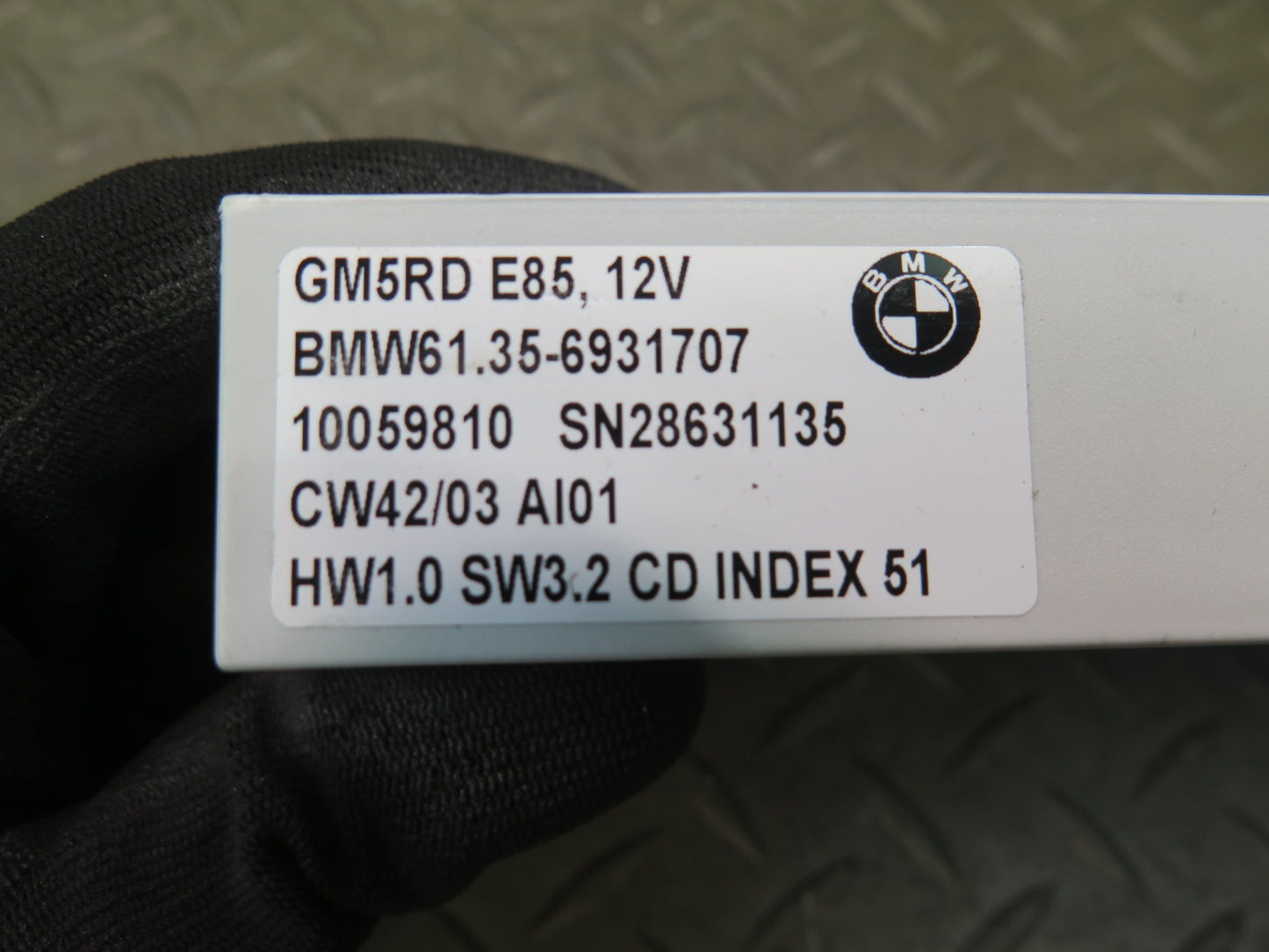 03-08 BMW E85 Z4 GM5RD Chassis Body Control Module BCM BCU Unit 66K 6931707 OEM