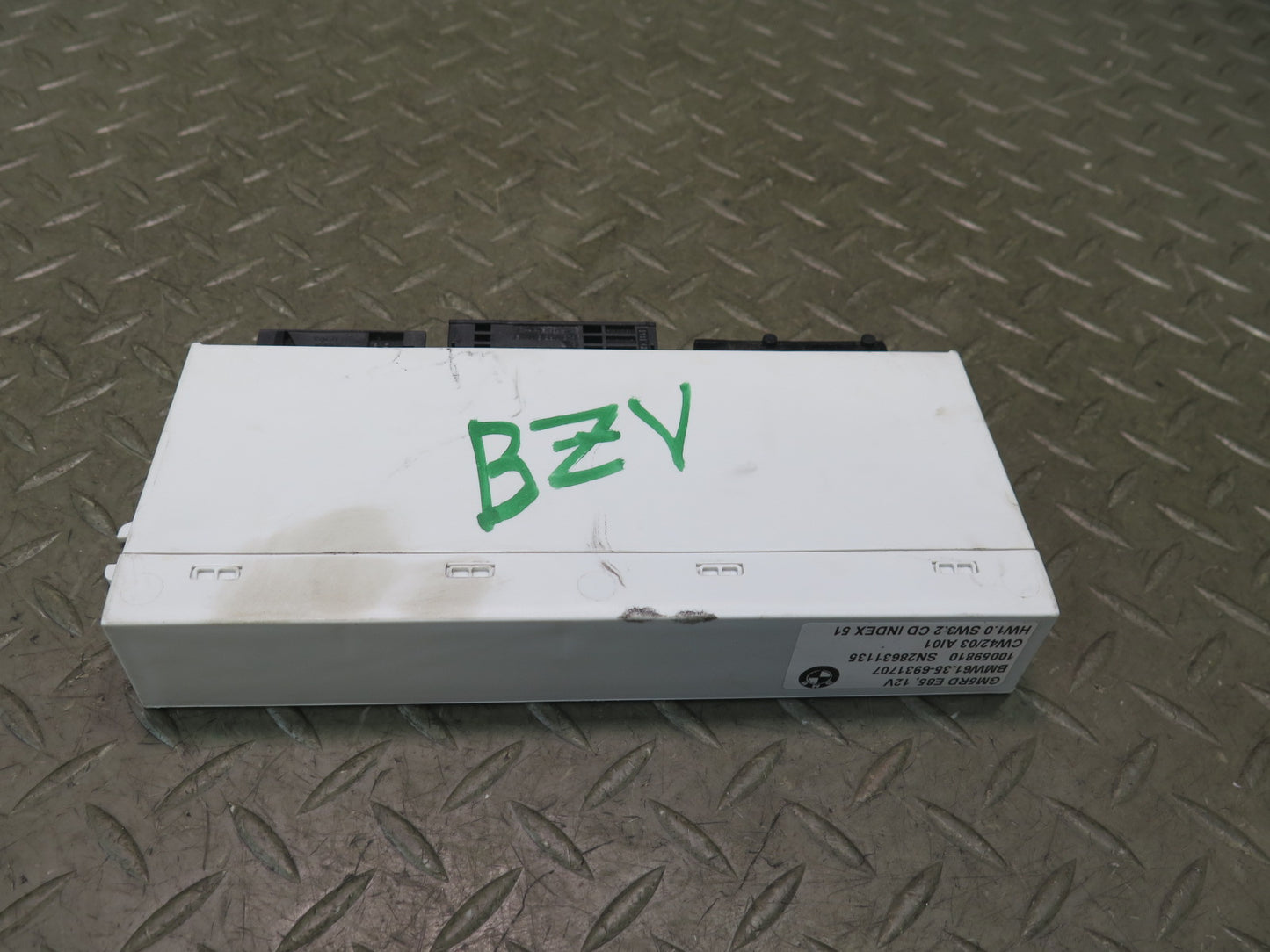 03-08 BMW E85 Z4 GM5RD Chassis Body Control Module BCM BCU Unit 66K 6931707 OEM