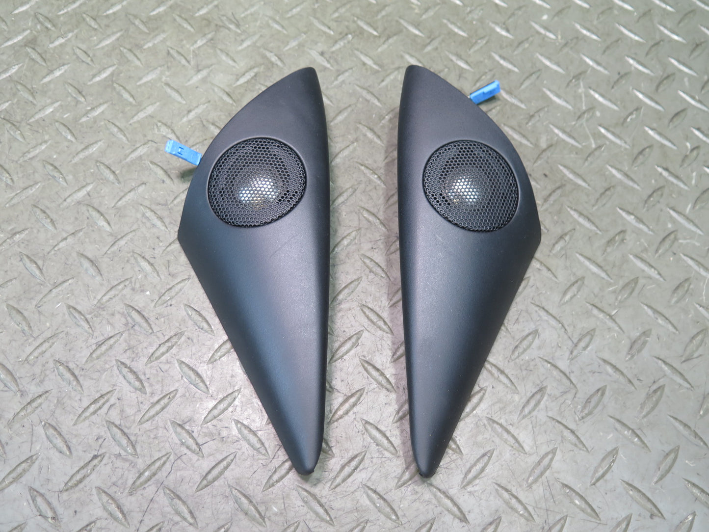 03-08 BMW E85 Z4 Set of 2 Left & Right Door Tweeter Speaker w Trim OEM