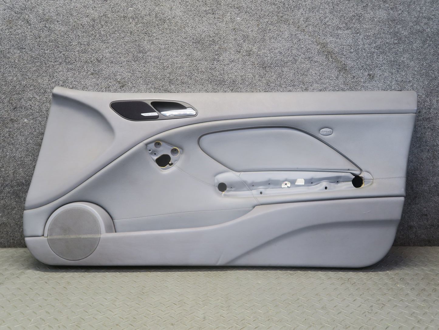 01-06 BMW E46 330CI Coupe Convertible Front Right Interior Door Panel Gray OEM