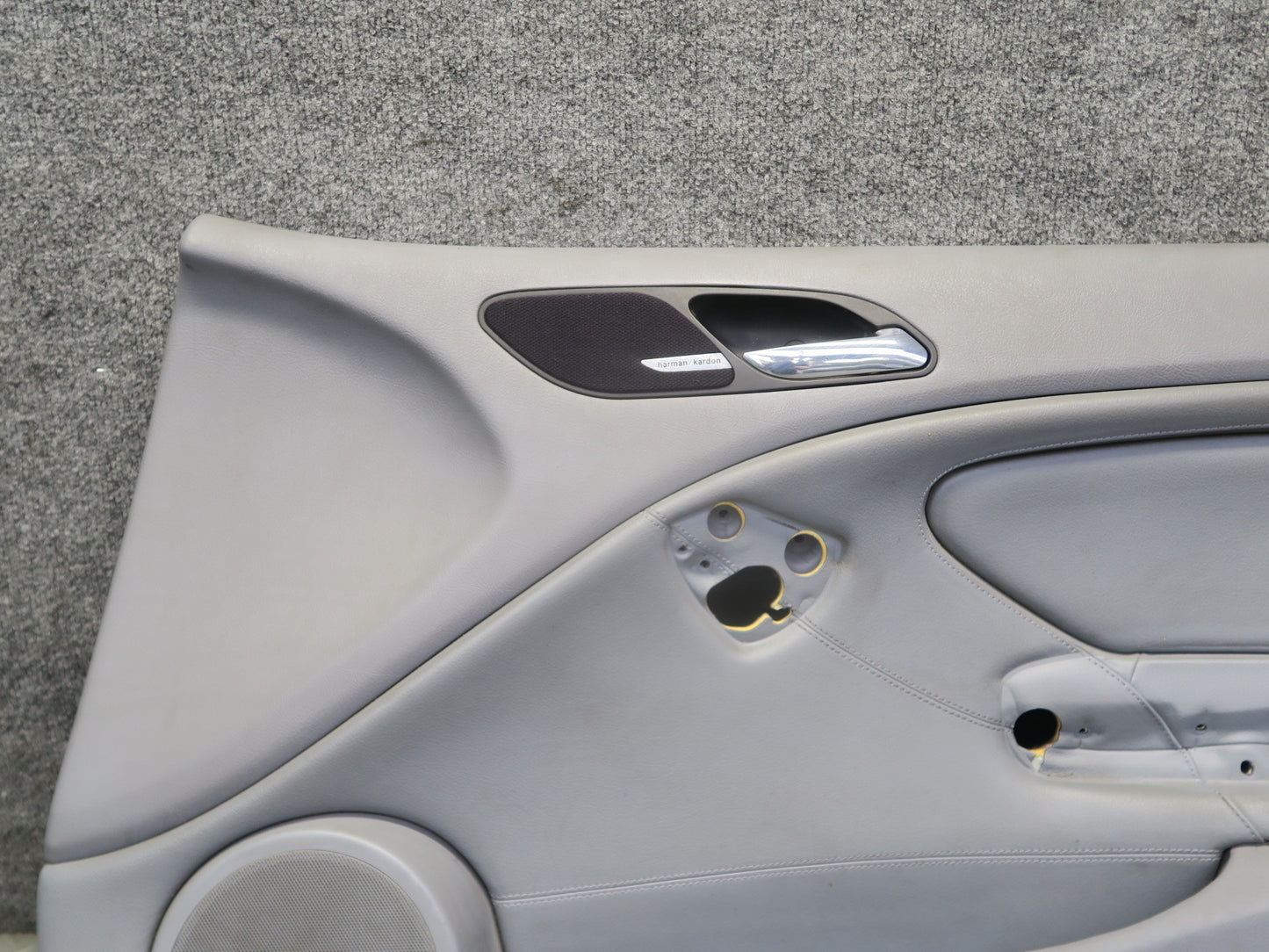 01-06 BMW E46 330CI Coupe Convertible Front Right Interior Door Panel Gray OEM