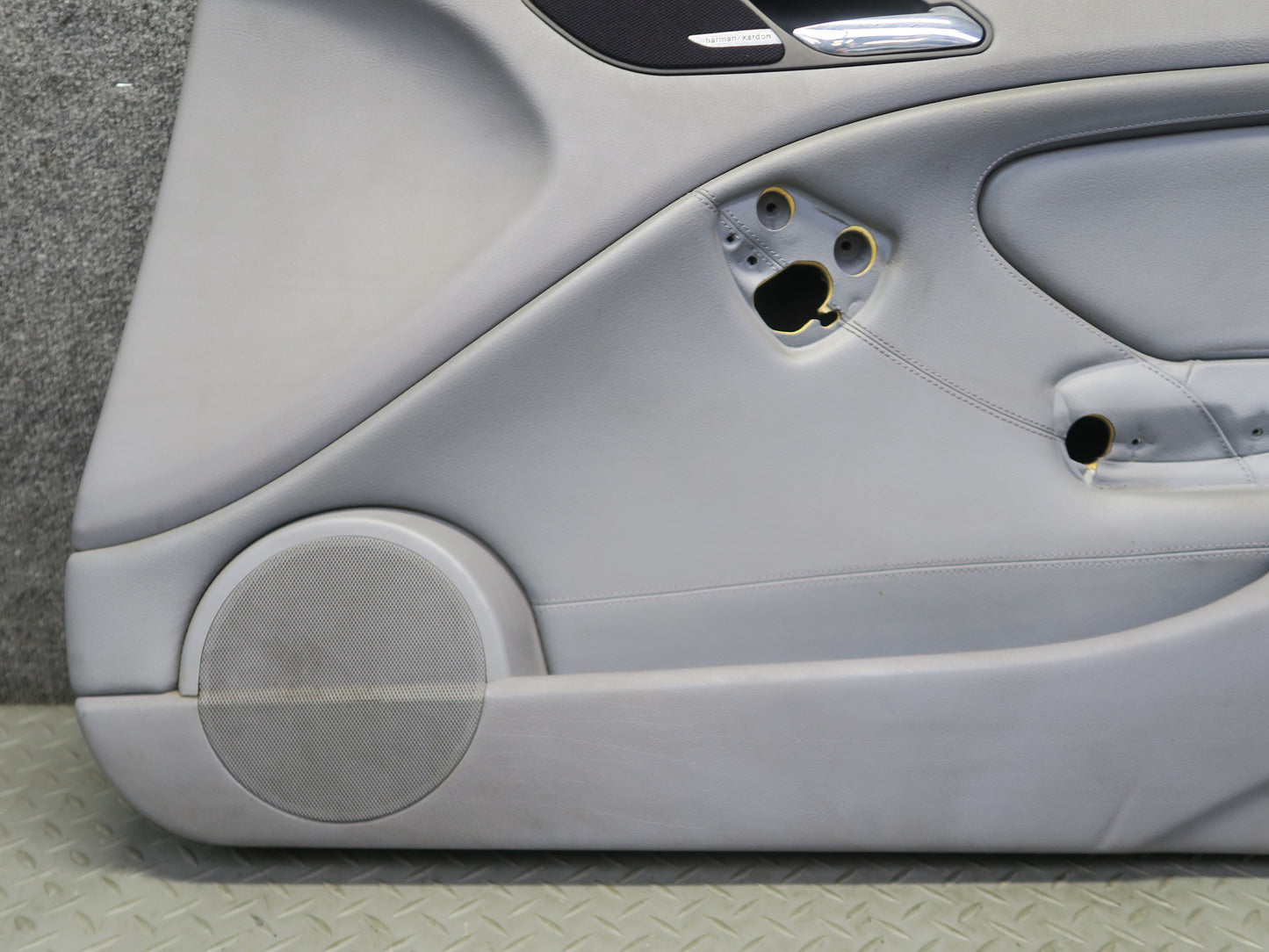 01-06 BMW E46 330CI Coupe Convertible Front Right Interior Door Panel Gray OEM