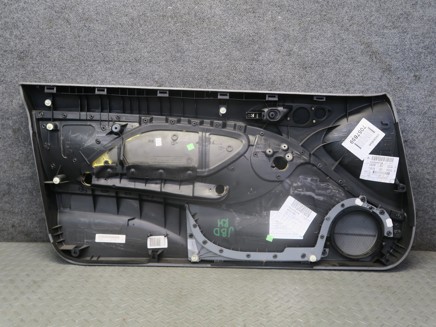 01-06 BMW E46 330CI Coupe Convertible Front Right Interior Door Panel Gray OEM