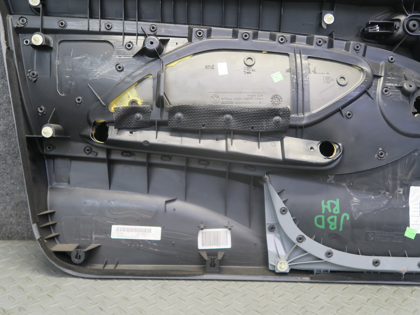 01-06 BMW E46 330CI Coupe Convertible Front Right Interior Door Panel Gray OEM