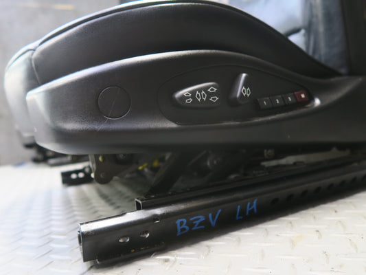 03-04 BMW E85 Z4 Set of 2 Left & Right Sport Memory Leather Seat Black Set OEM
