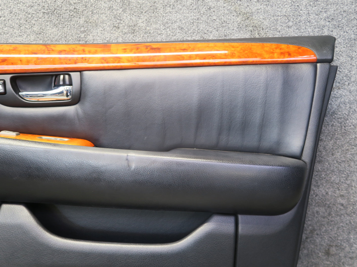 04-06 Lexus UCF30L LS430 Front Right Door Interior Trim Cover Panel Black OEM