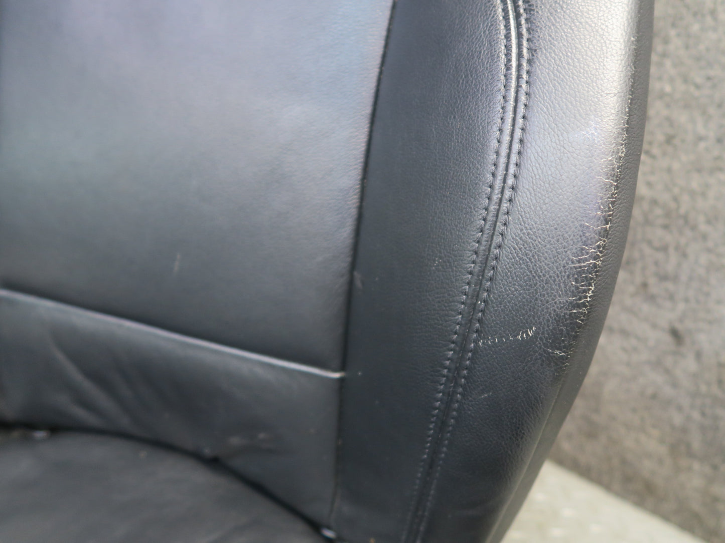 03-04 BMW E85 Z4 Set of 2 Left & Right Sport Memory Leather Seat Black Set OEM