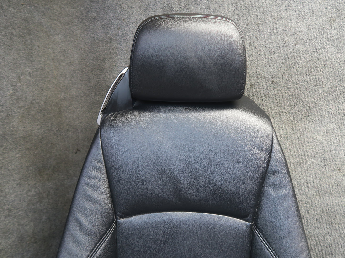 03-04 BMW E85 Z4 Set of 2 Left & Right Sport Memory Leather Seat Black Set OEM