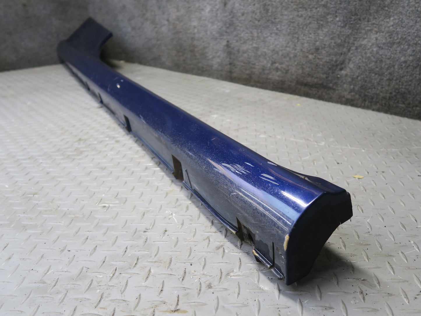 13-15 Audi RS5 8F7 Convertible Right Side Skirt Rocker Panel Blue 8F0853856 OEM
