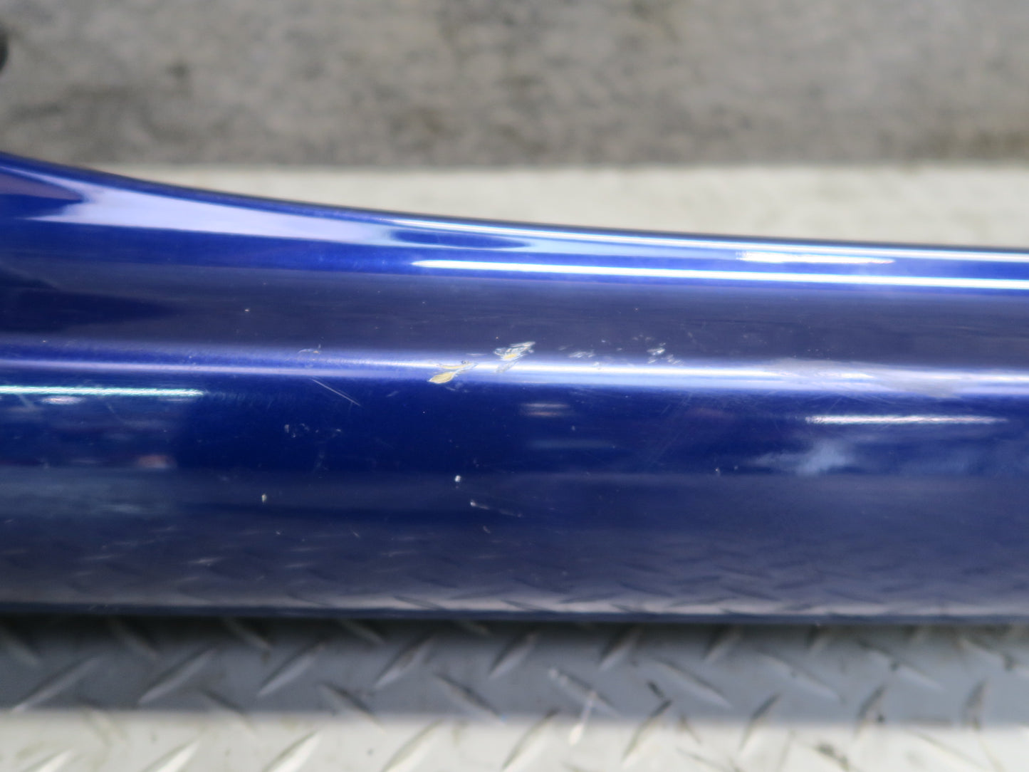 13-15 Audi RS5 8F7 Convertible Right Side Skirt Rocker Panel Blue 8F0853856 OEM