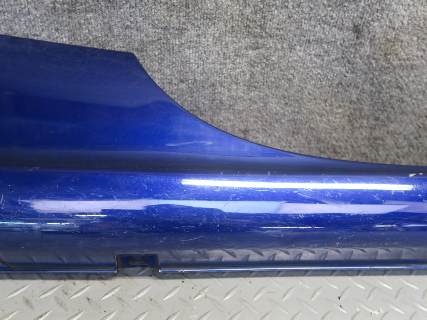 13-15 Audi RS5 8F7 Convertible Right Side Skirt Rocker Panel Blue 8F0853856 OEM