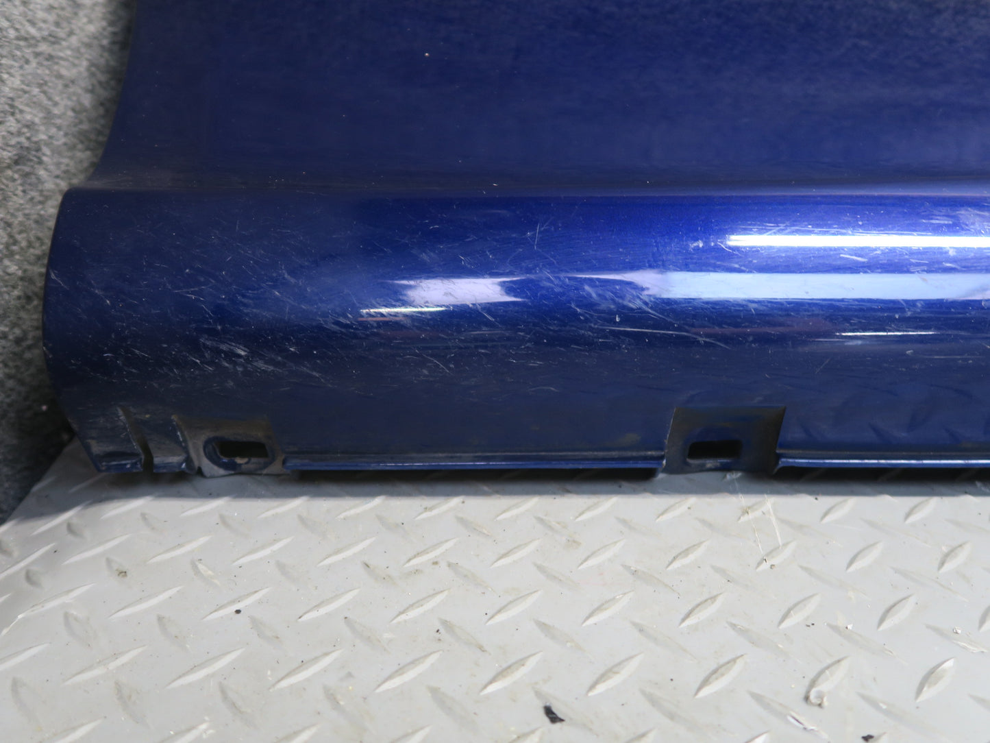 13-15 Audi RS5 8F7 Convertible Right Side Skirt Rocker Panel Blue 8F0853856 OEM