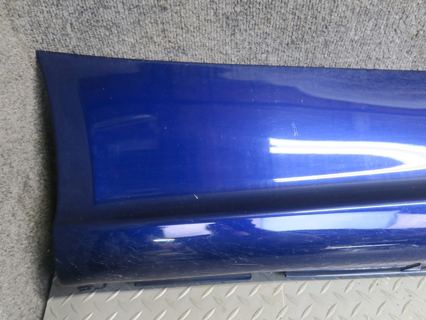 13-15 Audi RS5 8F7 Convertible Right Side Skirt Rocker Panel Blue 8F0853856 OEM