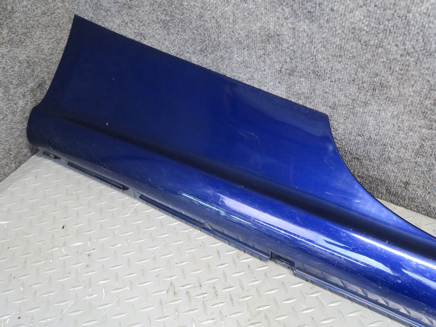 13-15 Audi RS5 8F7 Convertible Right Side Skirt Rocker Panel Blue 8F0853856 OEM