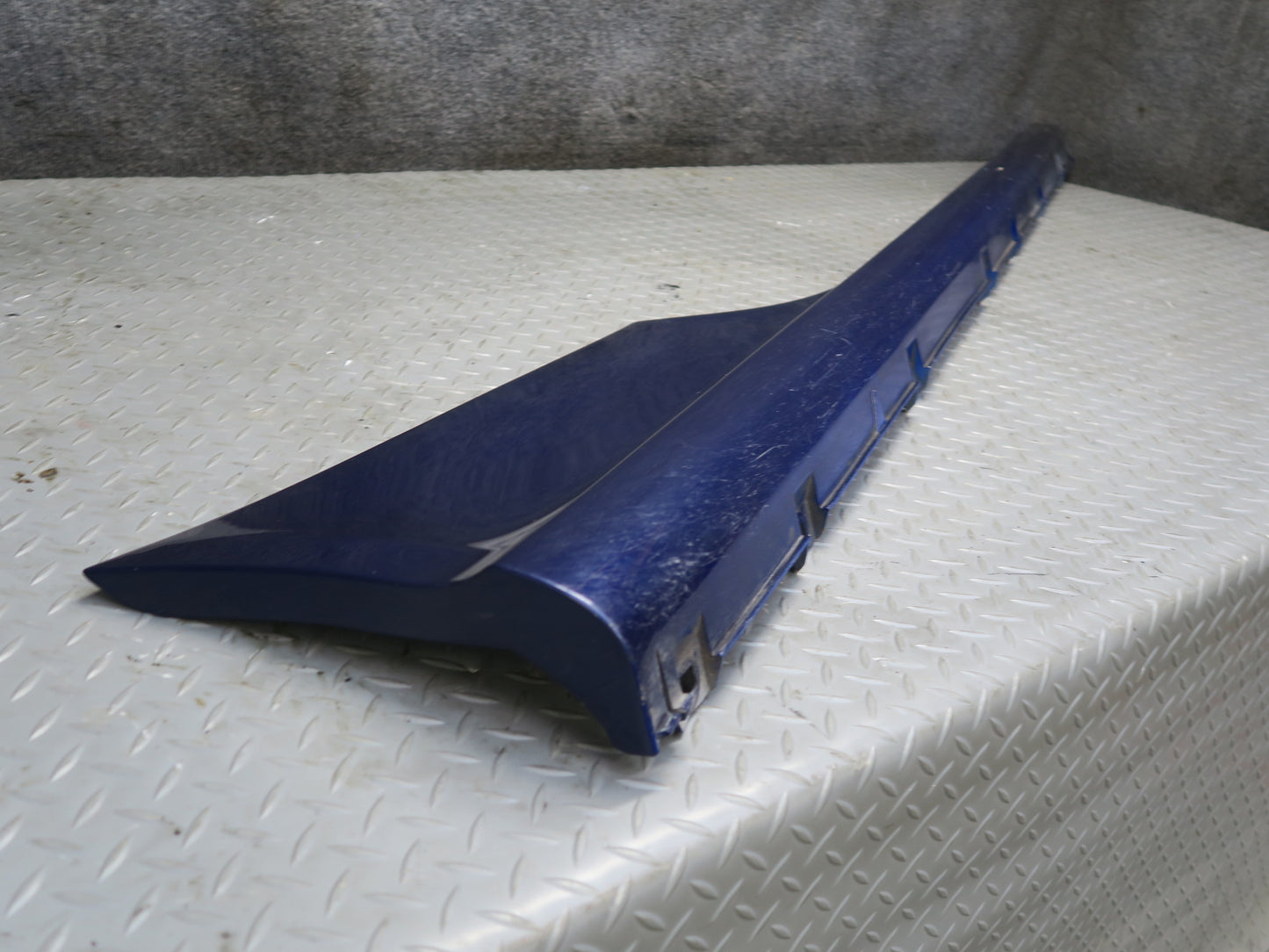 13-15 Audi RS5 8F7 Convertible Right Side Skirt Rocker Panel Blue 8F0853856 OEM