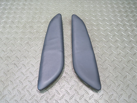 03-08 BMW E85 Z4 Set of 2 Center Console Left & Right Knee Pad Trim Black OEM