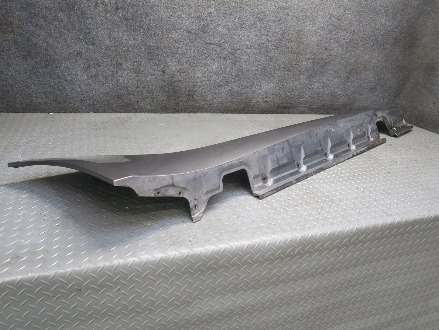 03-08 BMW E85 Z4 Left & Right Side Skirt Rocker Panel Molding Gray Set 66K OEM