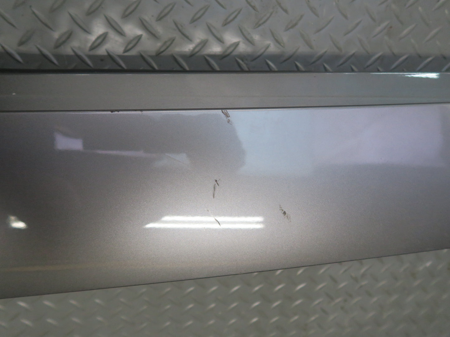 03-08 BMW E85 Z4 Left & Right Side Skirt Rocker Panel Molding Gray Set 66K OEM