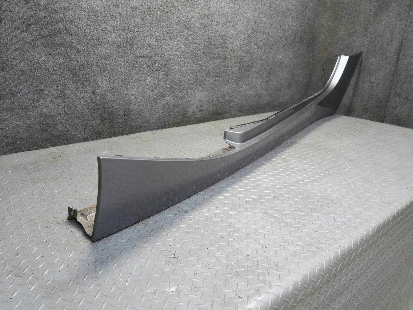 03-08 BMW E85 Z4 Left & Right Side Skirt Rocker Panel Molding Gray Set 66K OEM
