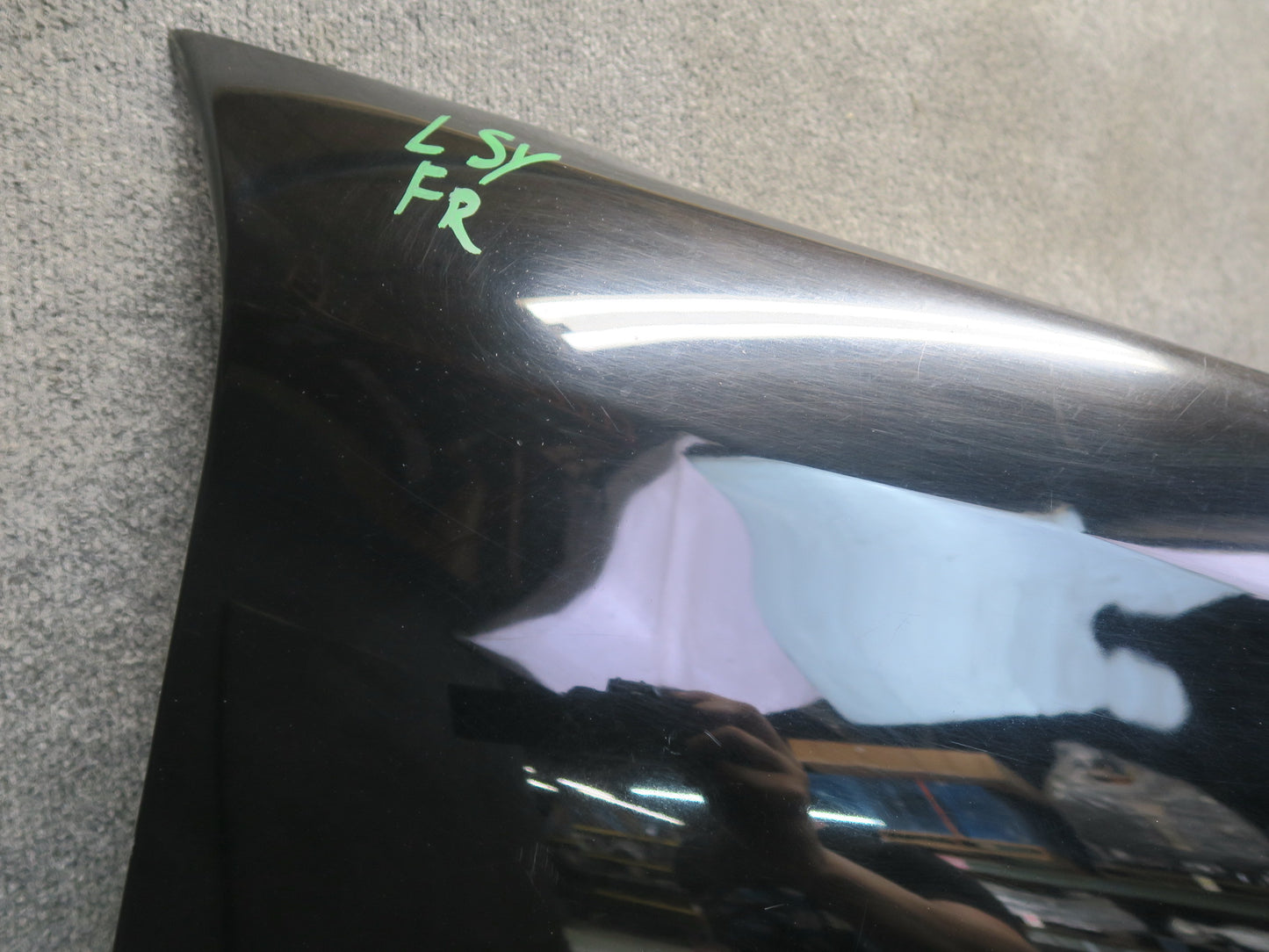04-06 Lexus UCF30L LS430 Front Right Fender Shell Panel Cover Black OEM