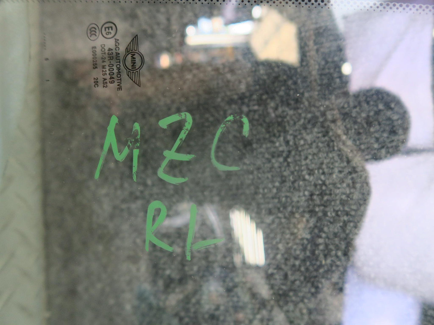 14-24 Mini Cooper F57 Convertible Rear Left Quarter Glass Window OEM