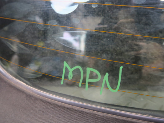 1999-2005 Porsche 911 Carrera 996 Convertible Rear Windshield Glass Window