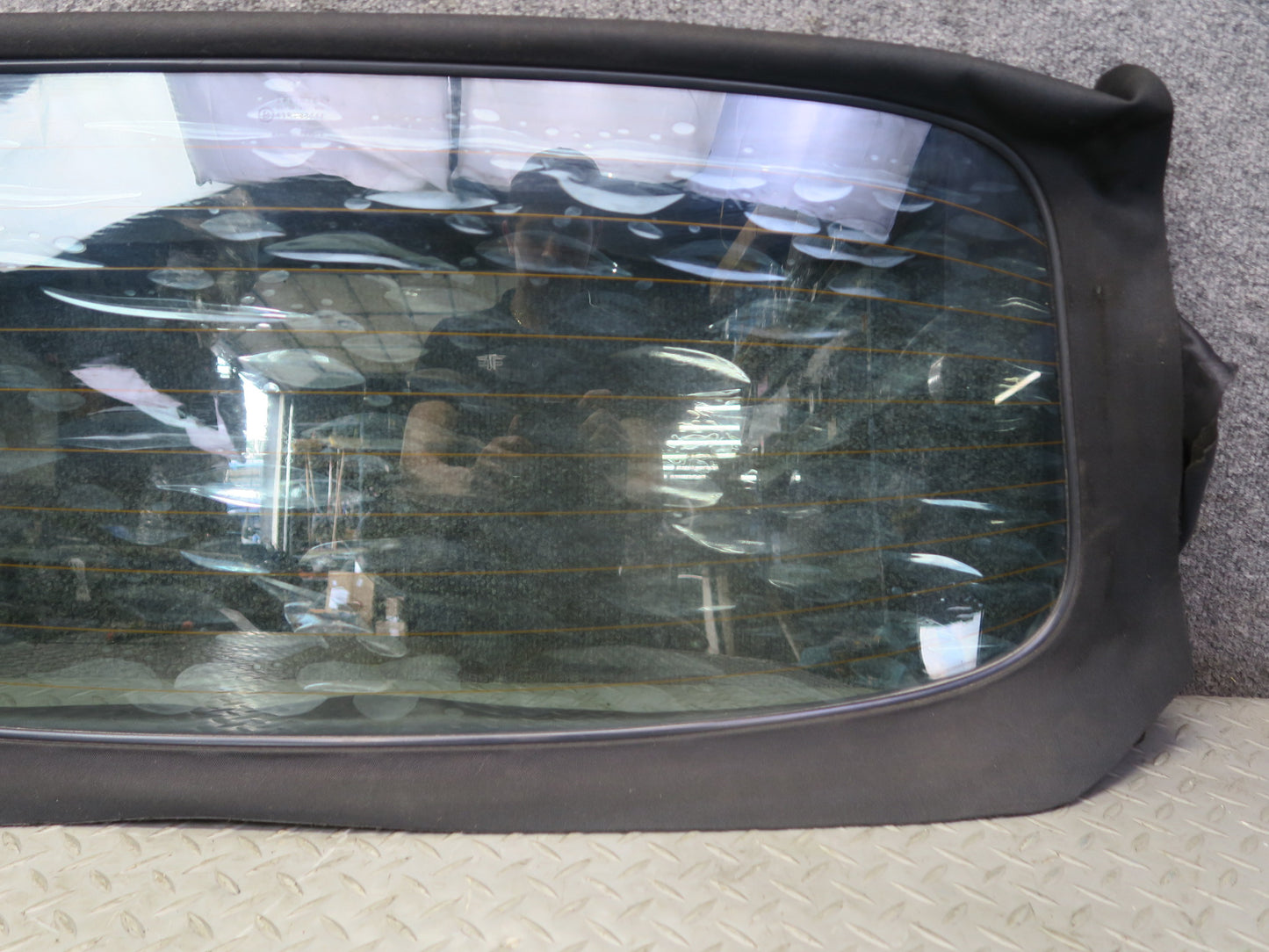 1999-2005 Porsche 911 Carrera 996 Convertible Rear Windshield Glass Window