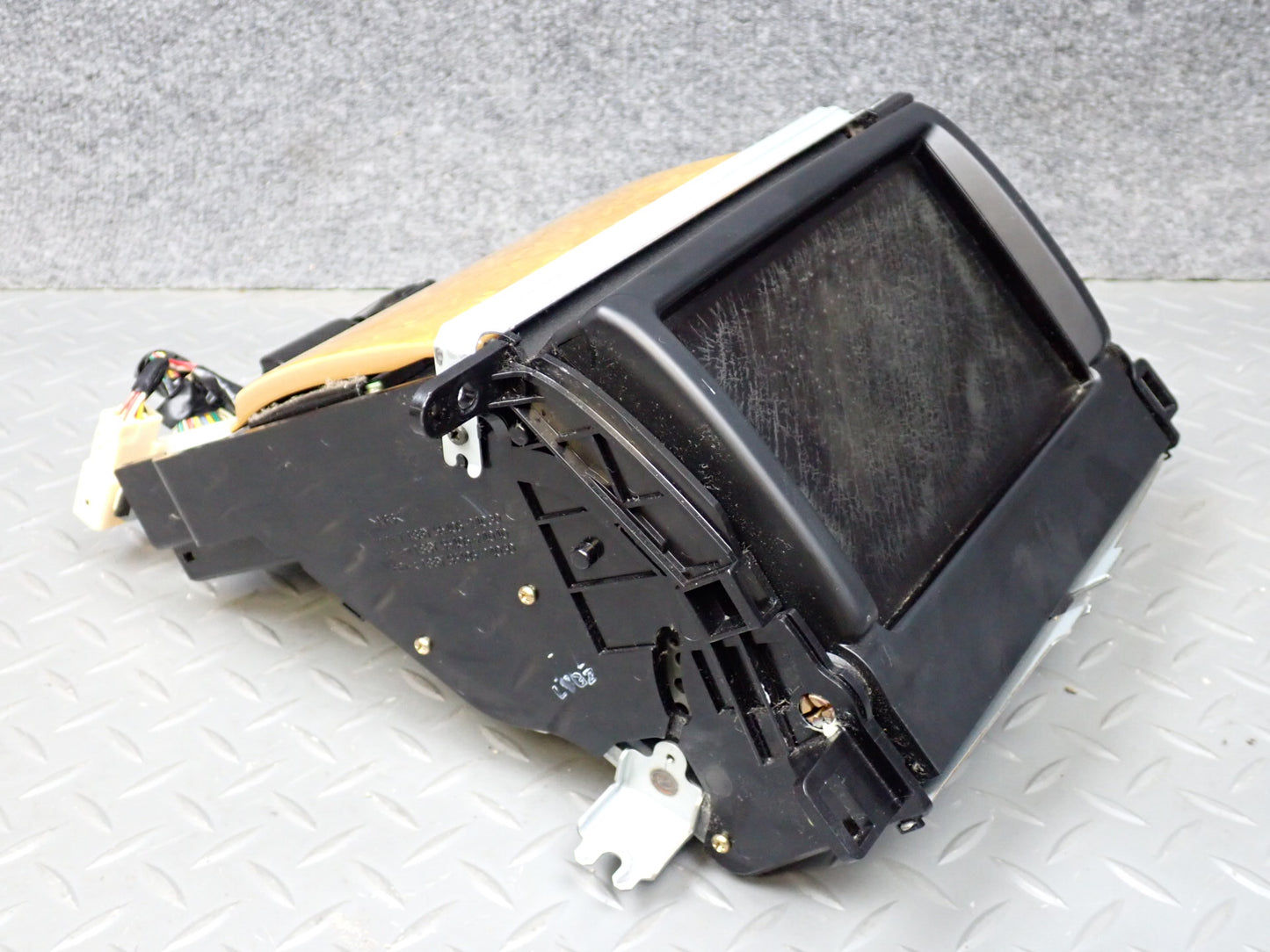 02-05 Lexus SC430 Navigation Information Screen Display w Mount & Trim Assy OEM