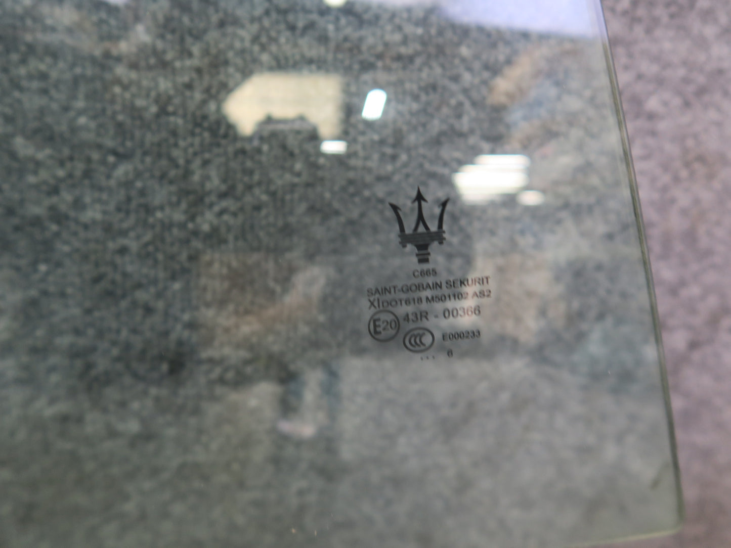 2014-2020 Maserati Ghibli M157 Rear Right Door Glass Window