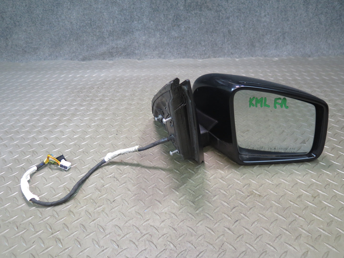 12-15 Mercedes W166 Ml-class Right Door Heated Side View Mirror w Blind Spot OEM