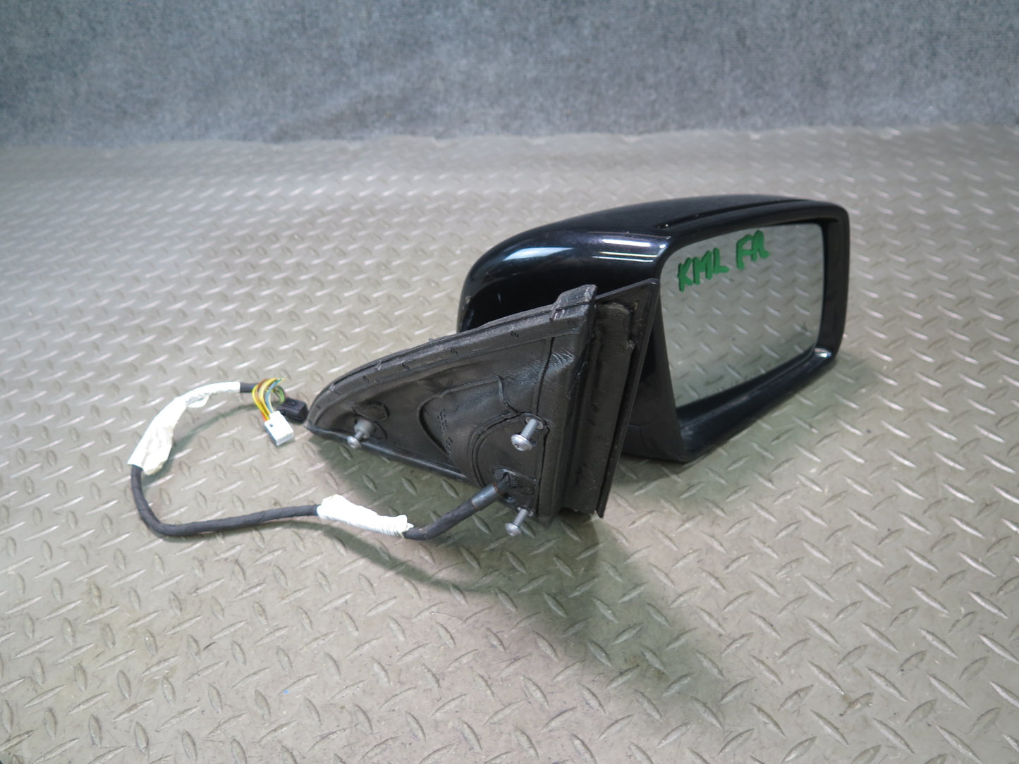 12-15 Mercedes W166 Ml-class Right Door Heated Side View Mirror w Blind Spot OEM