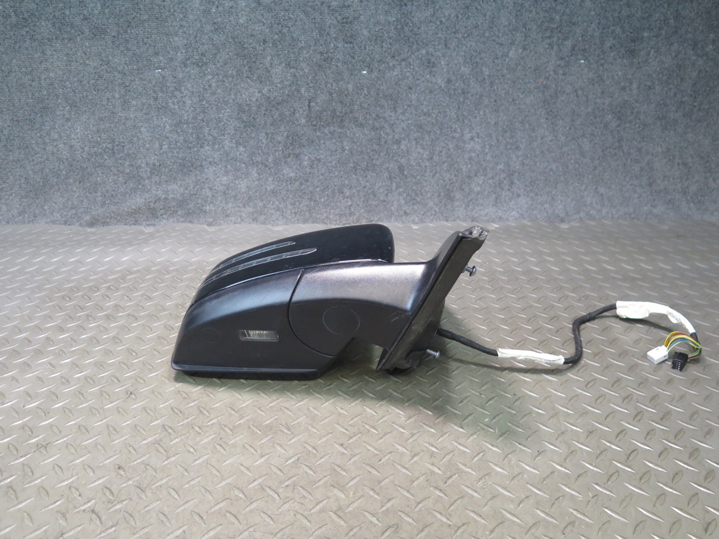 12-15 Mercedes W166 Ml-class Right Door Heated Side View Mirror w Blind Spot OEM