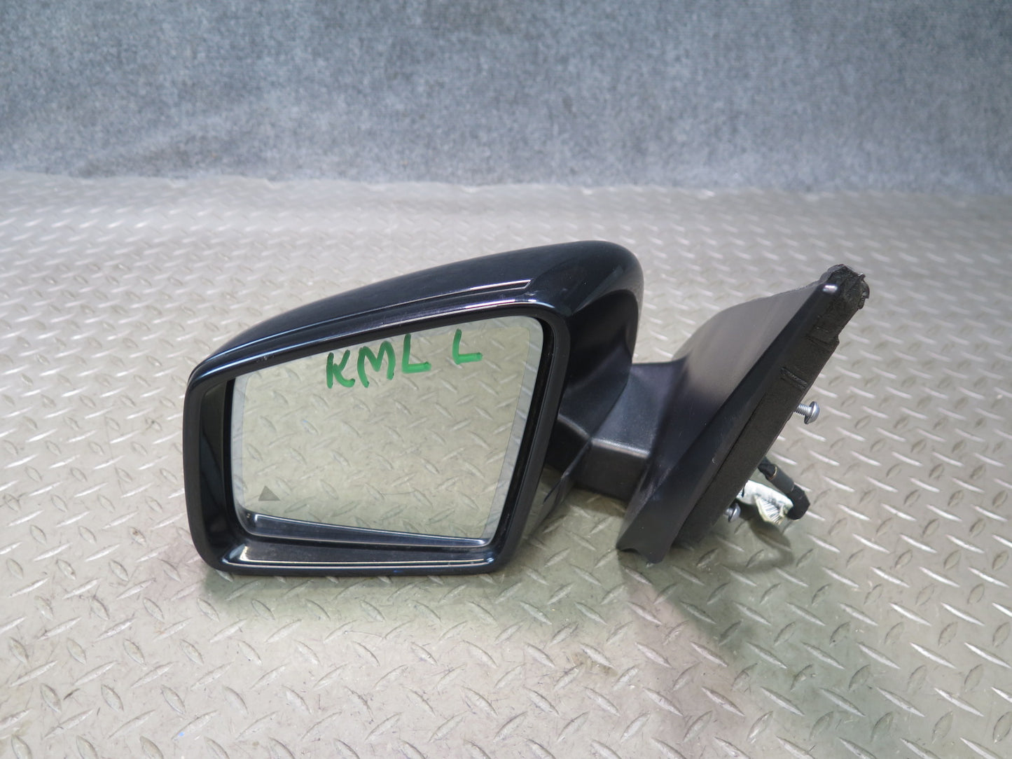 12-15 Mercedes W166 Ml-class Left Door Heated Side View Mirror w Blind Spot OEM
