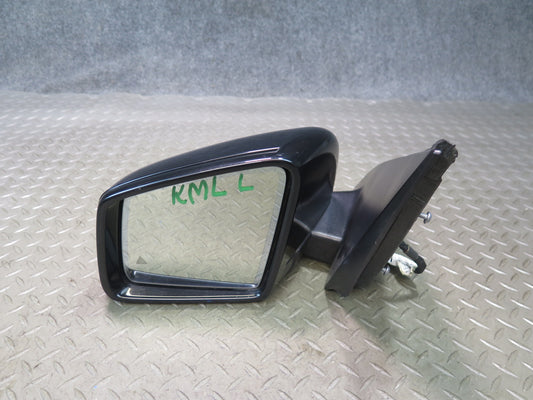 12-15 Mercedes W166 Ml-class Left Door Heated Side View Mirror w Blind Spot OEM