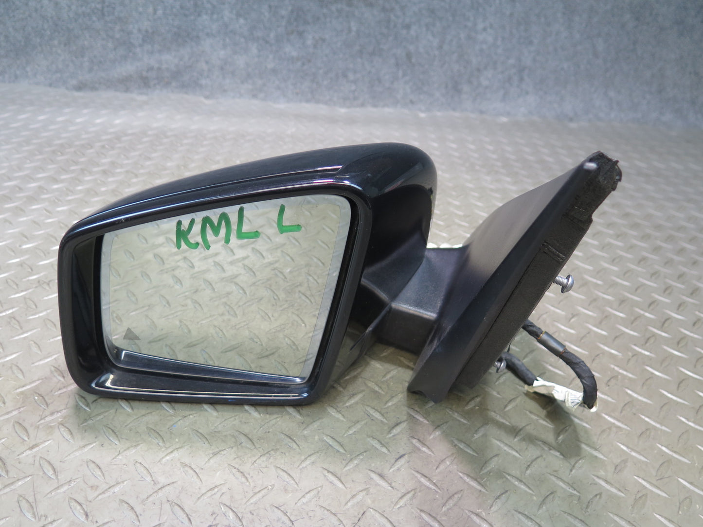 12-15 Mercedes W166 Ml-class Left Door Heated Side View Mirror w Blind Spot OEM