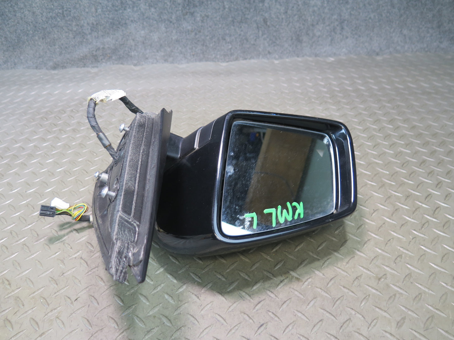 12-15 Mercedes W166 Ml-class Left Door Heated Side View Mirror w Blind Spot OEM
