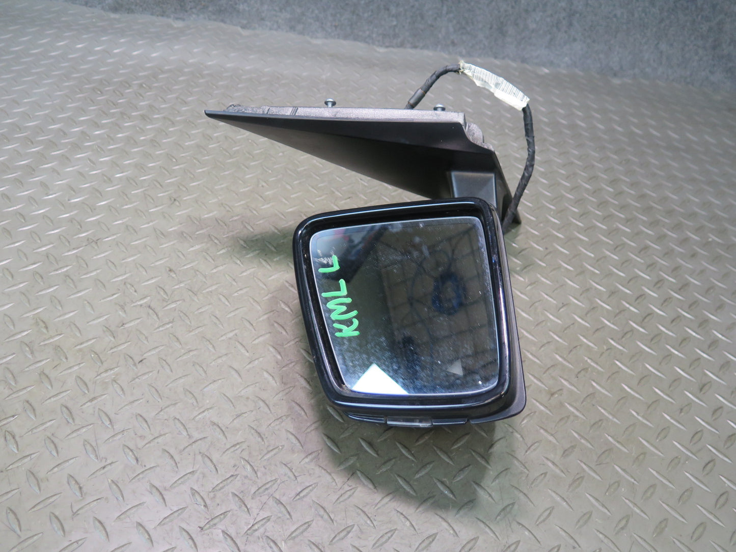12-15 Mercedes W166 Ml-class Left Door Heated Side View Mirror w Blind Spot OEM