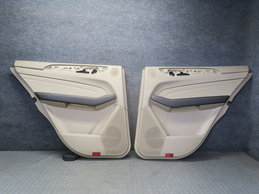 12-15 Mercedes W166 Ml-class Set of 2 Rear Door Interior Trim Cover Panel OEM